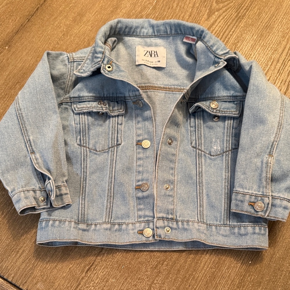 Zara Kids Light Blue Jean Jacket